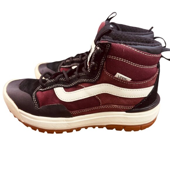 Vans Ultrarange EXO Hi-Top Unisex Womens 6.5 / Mens 5 Burgundy & Black Sneakers - Picture 5 of 10